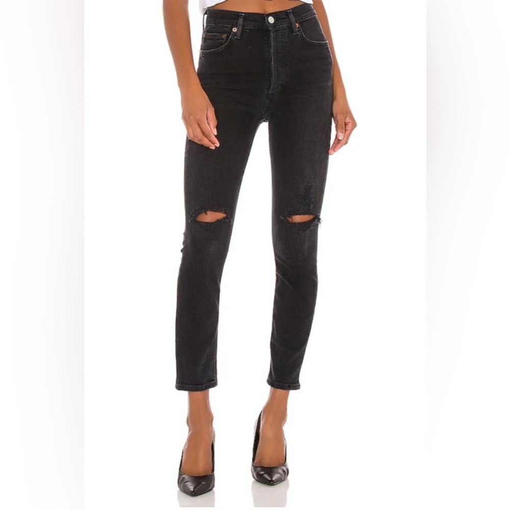 Agolde Nico high rise slim in cassette